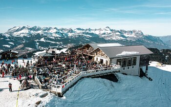 La Folie Douce bar in Megeve, France
