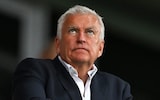Bill Sweeney, chief executive of the RFU, watches the Rugby World Cup match between England and Japan in Nice on September 17, 2023